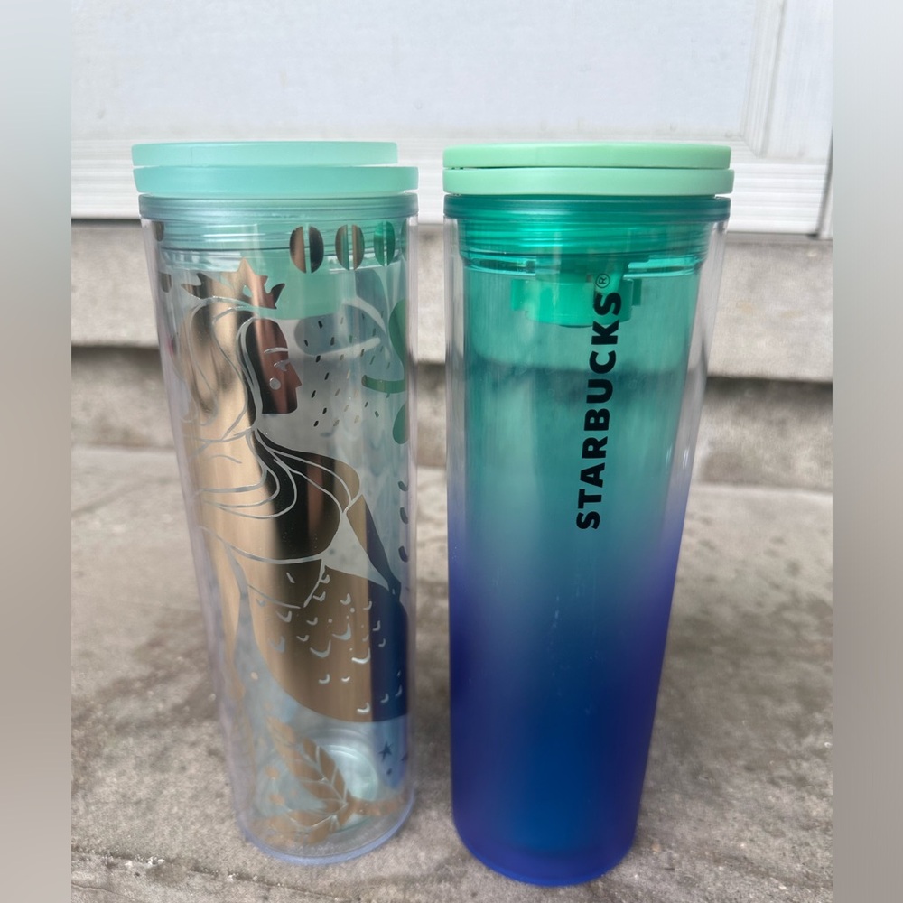 Starbucks twist lid acrylic tumbler bundle